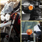 2X Amber Turn Signal Lights for Suzuki Boulevard C50 M50 C90
