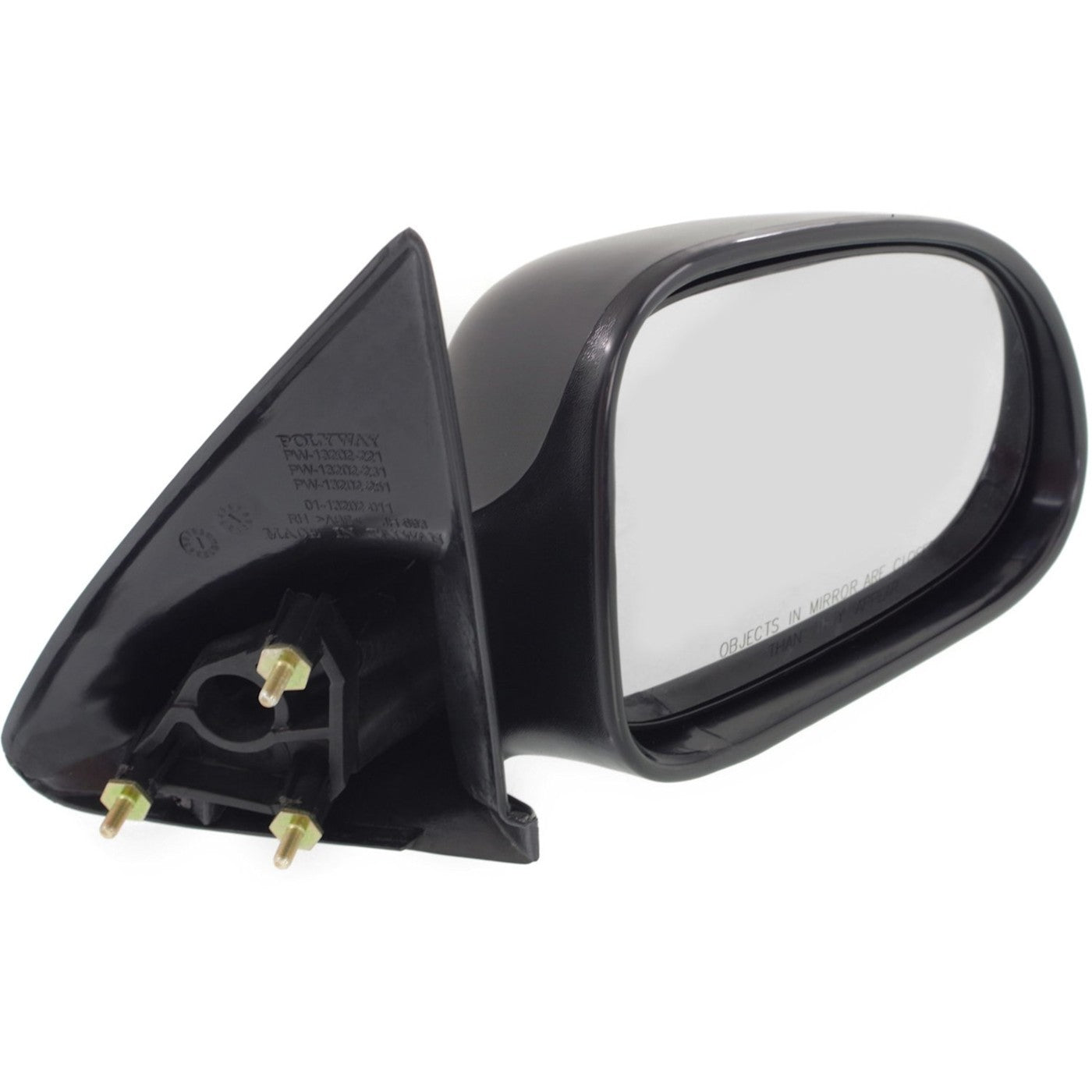 Set of 2 Manual Mirrors for Dodge Dakota (1997–2004) Textured Black