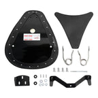 Black Solo Rider Driver Seat for Harley Sportster XL883 XL1200 (2004-2006)