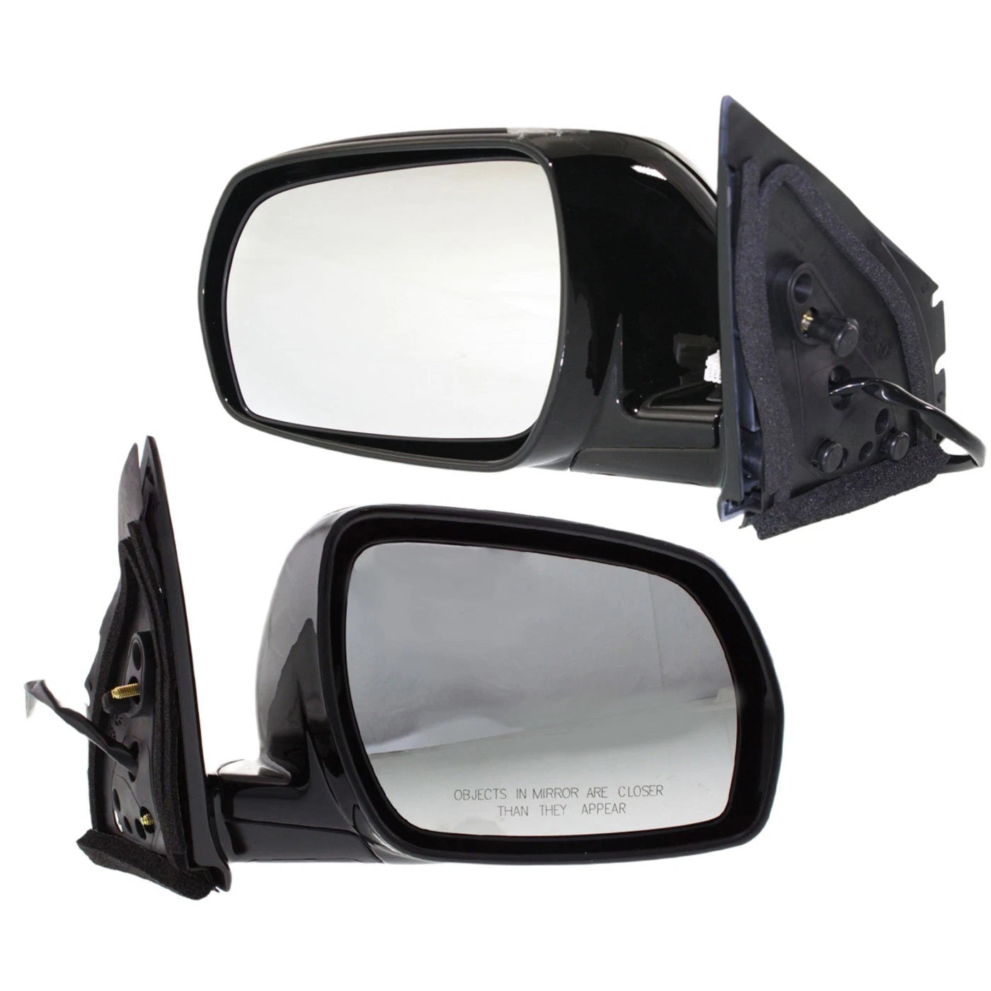 Power Mirror Pair for Nissan Murano (2003–2004) Manual Folding Paintable