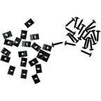 20 x Metal U-type Clip with Screw for Car Bumper Fender Trim Panel Fasteners