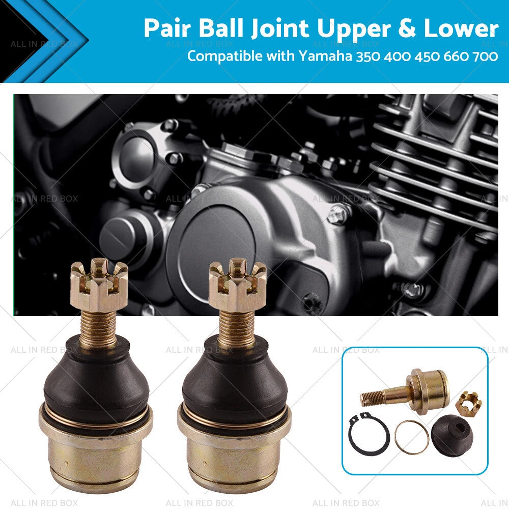 Upper Lower Ball Joint Kit for Yamaha Rhino Grizzly 350 400 450 660 700