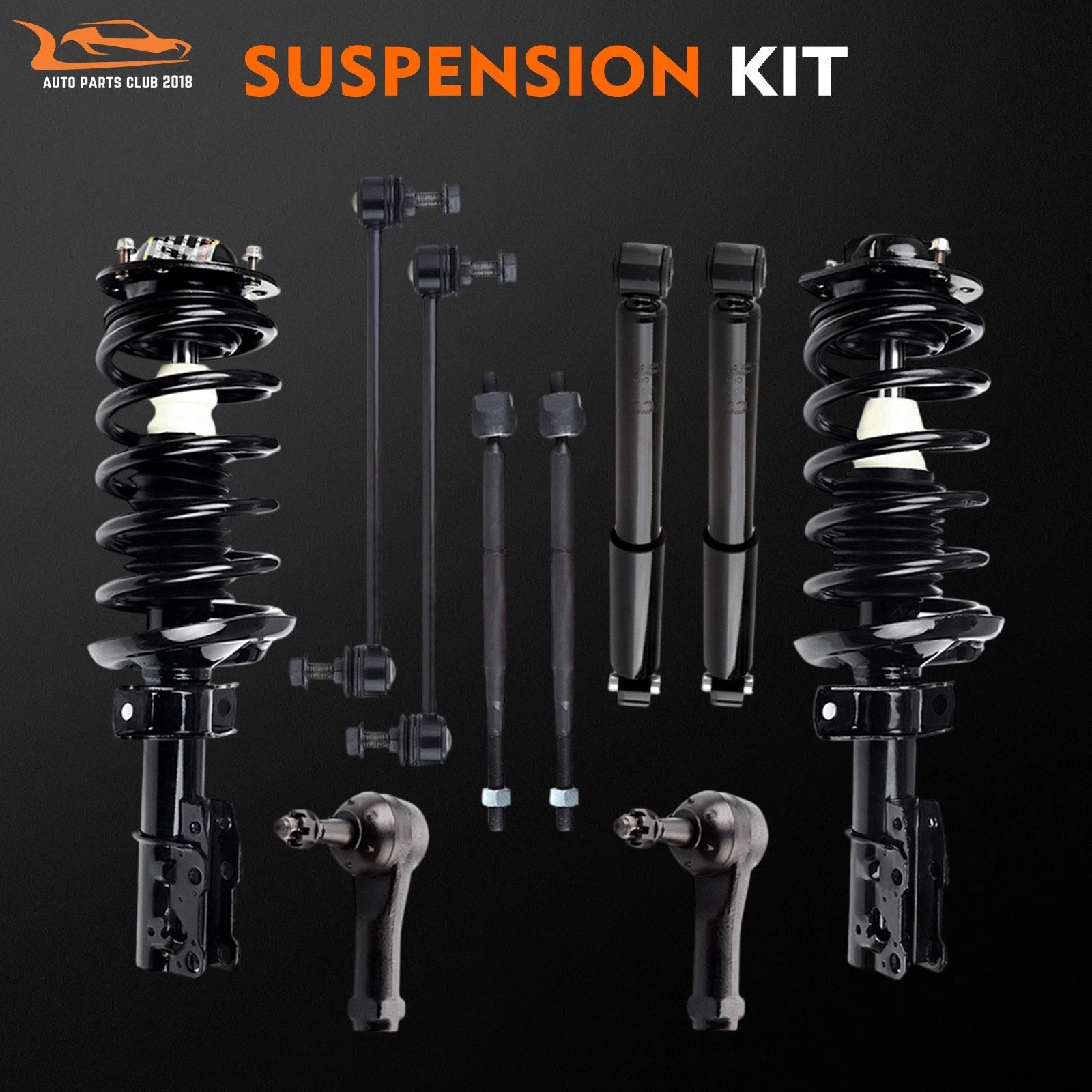 Suspension Strut Shock Control Arm Sway Bar Tie Rod for Chevy Cobalt (2005–2010)