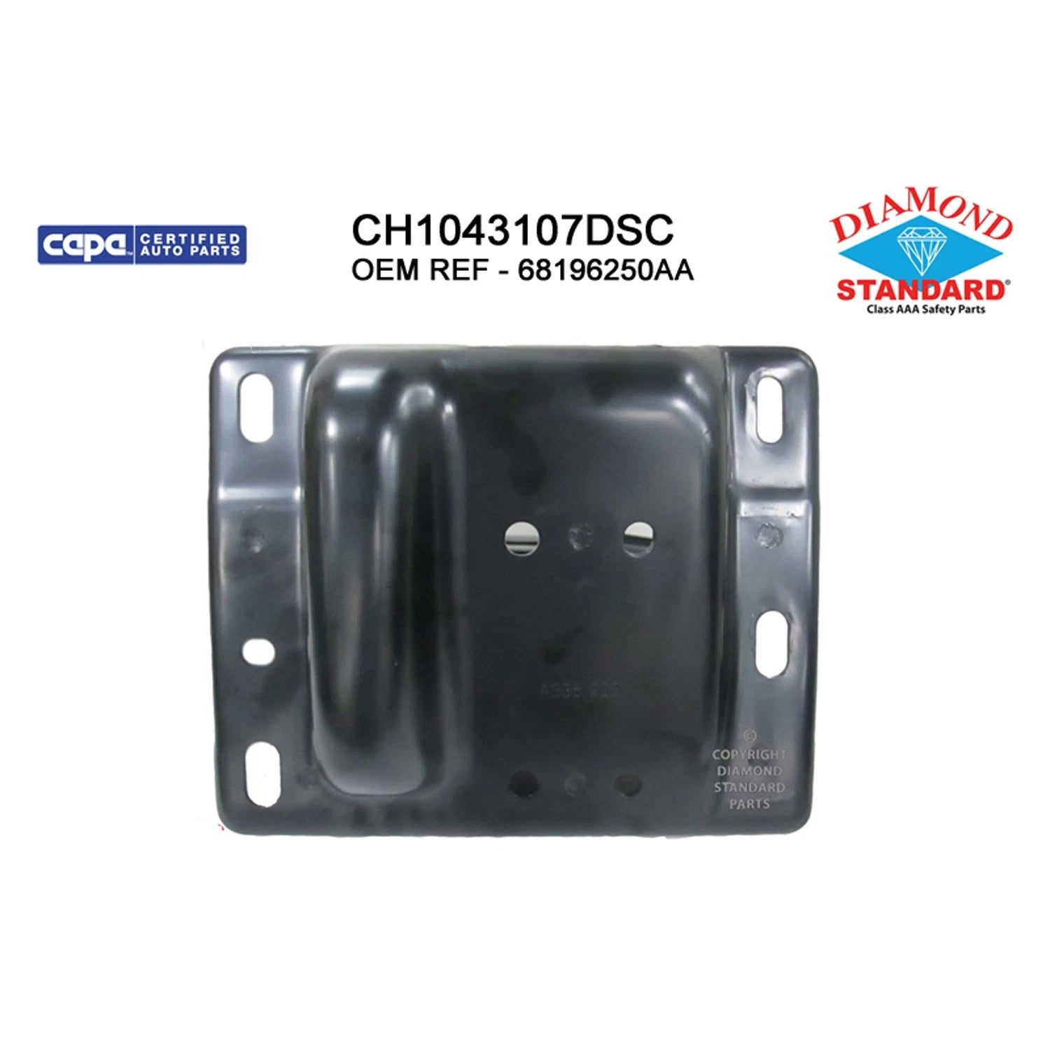 Replacement Steel Front Passenger Side Bumper Support (See compatibility Chart)