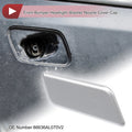 Front Right Washer Nozzle Cover Cap for Subaru Outback (2015–2017) Silver Tone