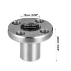 2 Pcs LMF8UU Linear Ball Bearings for Square Flange (8mm ID, 15mm OD)