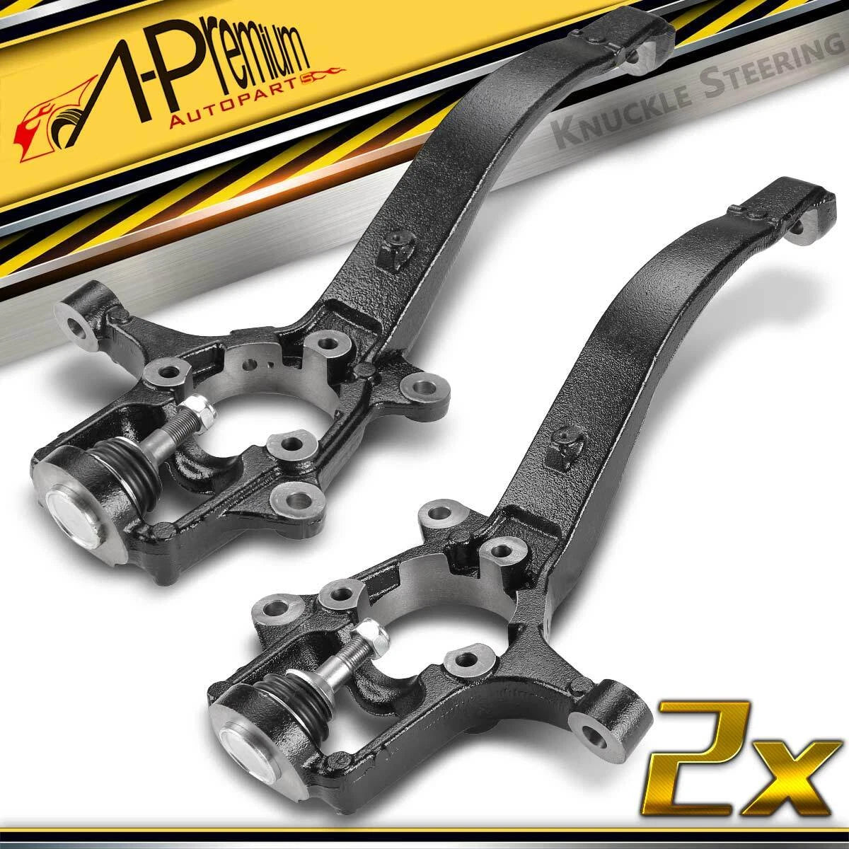 Pair Front Steering Knuckle for Jeep Grand Cherokee (2011–2015)