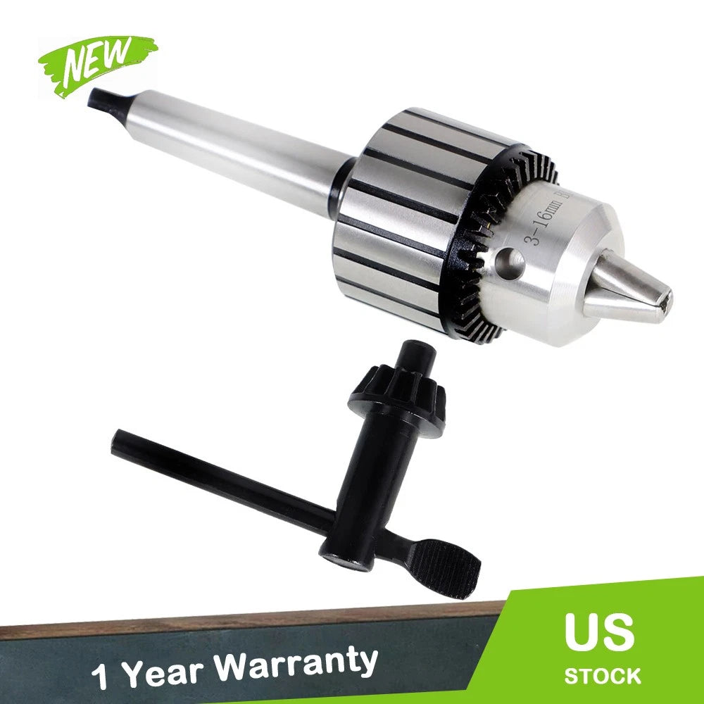 1/8 - 5/8" Heavy Duty Drill Chuck for R8 Shank (R8-B18)