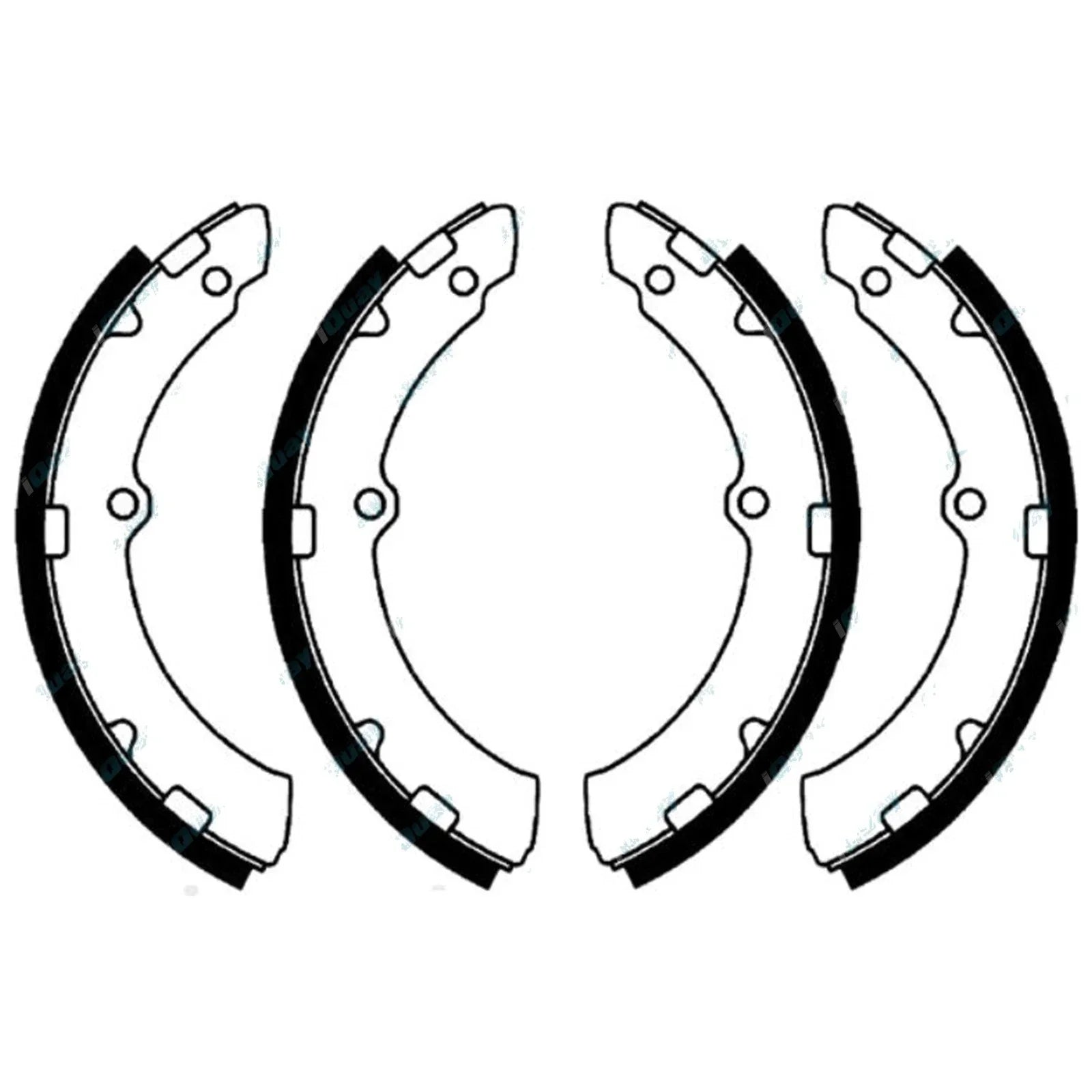 Rear Brake Shoes Set for Toyota Coaster HZB50R 4.2L 1HZ (1993-2003)