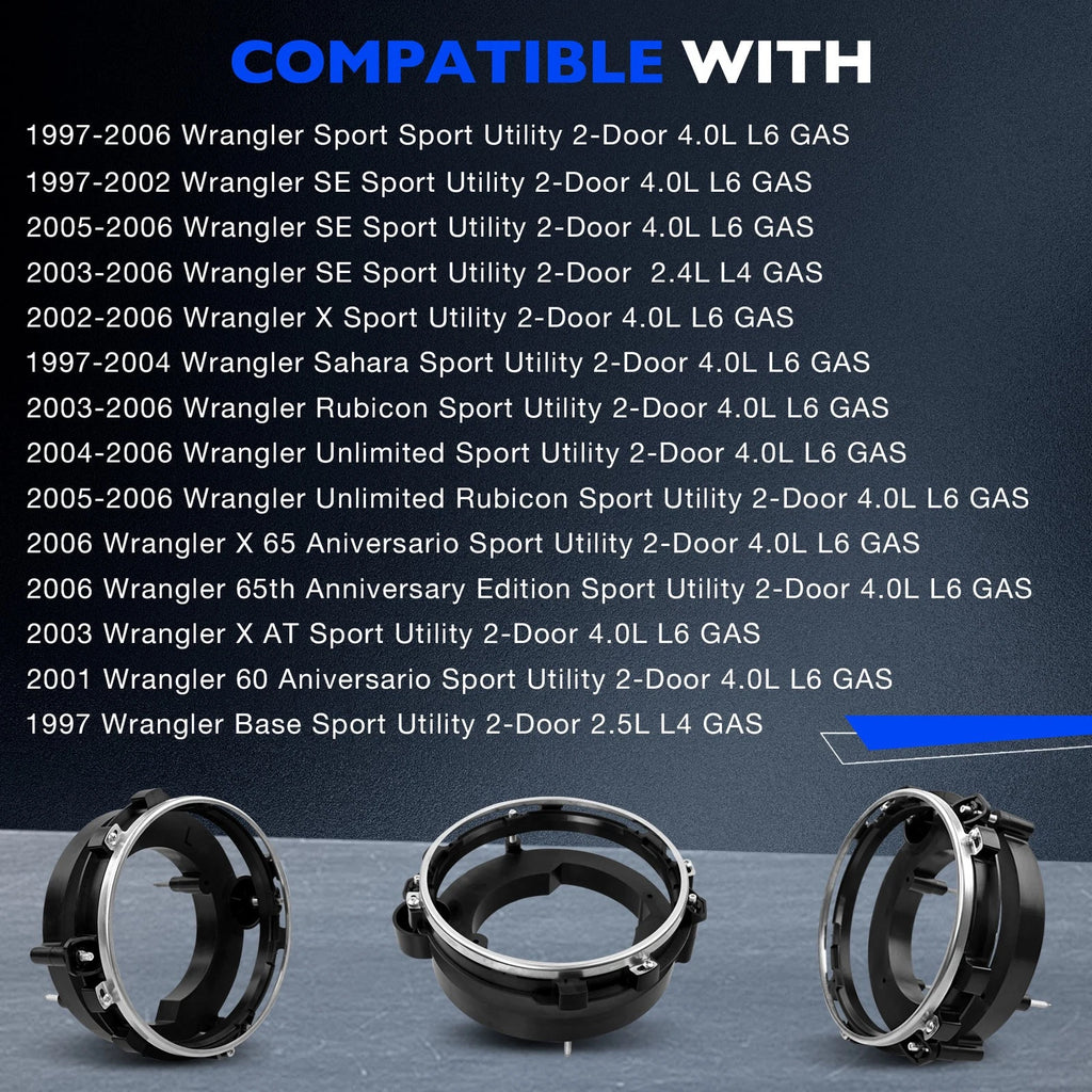 Headlight Bulb Bracket for Jeep Wrangler (1997-2006)