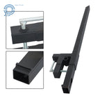 60" Clamp on Pallet Forks for Heavy Duty Quick Attach Buckets (2000 lbs)