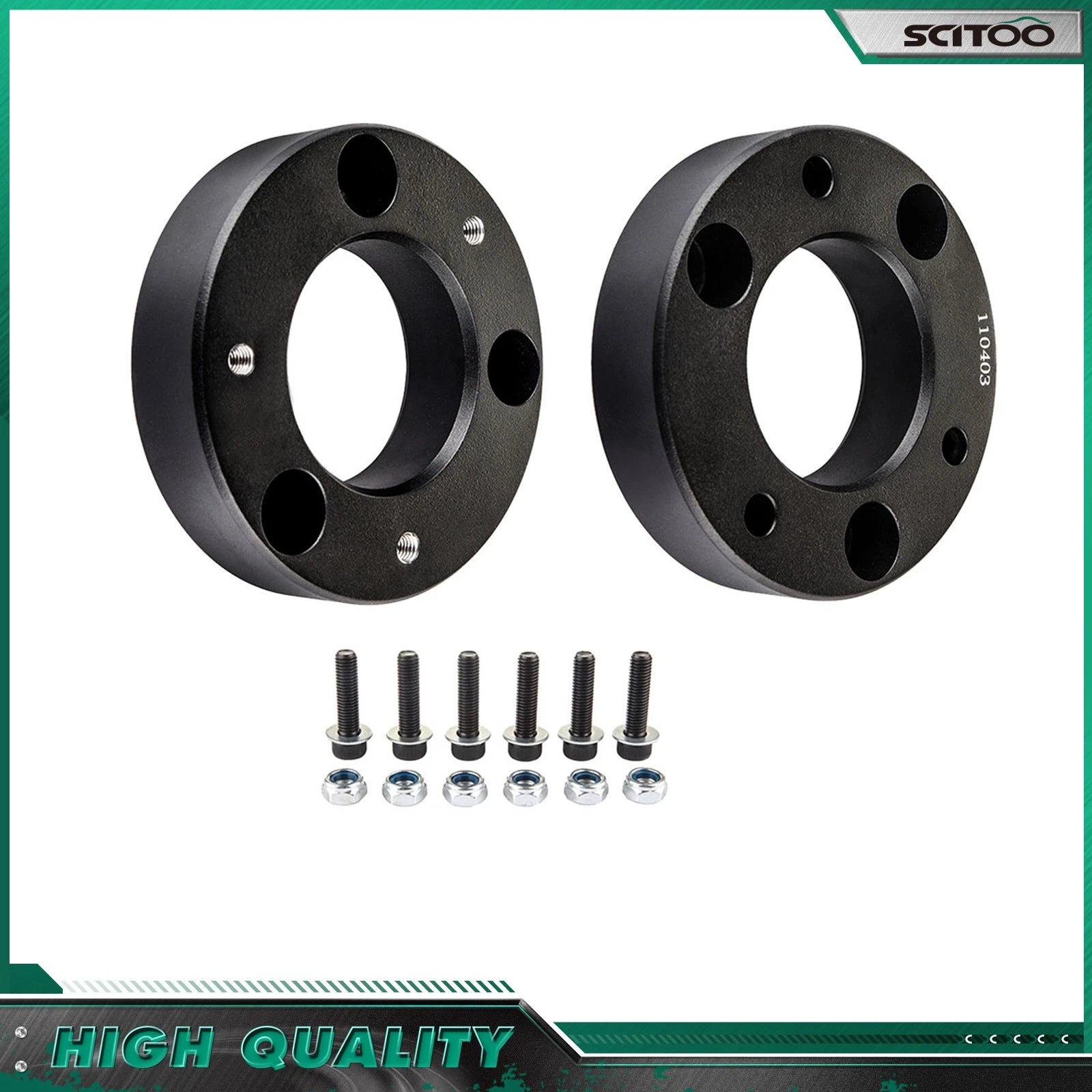 2X 2" Front Leveling Lift Kit for Ford F-150 King Ranch (2004–2024)