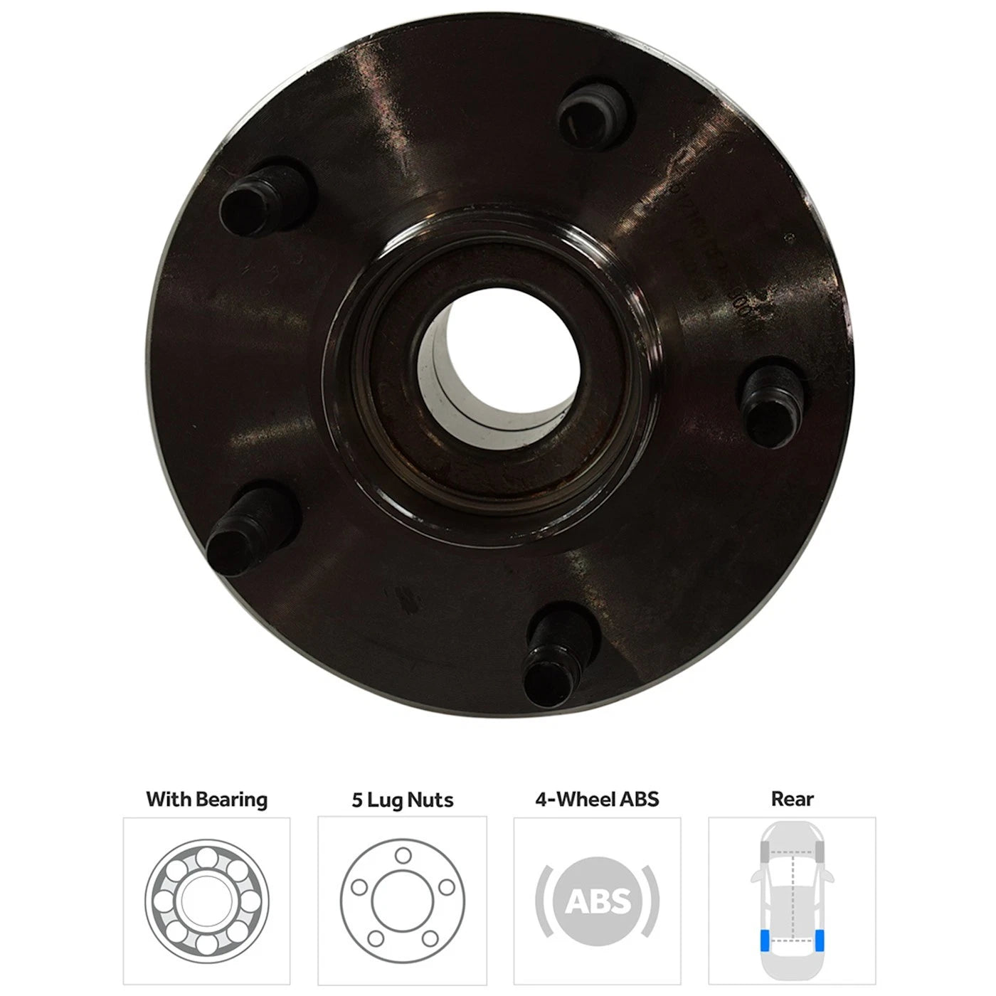 Wheel Hub for Ford Taurus (2001–2007) with Bearing & Sensor