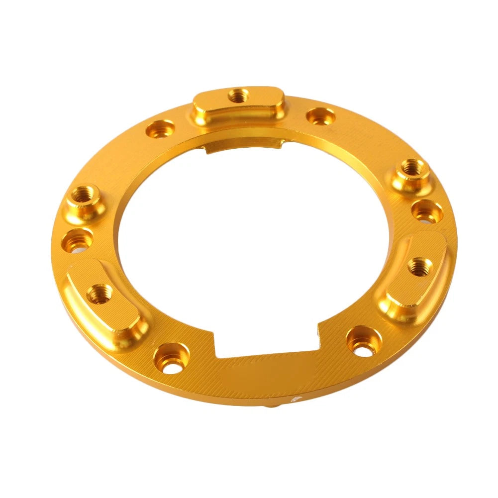 CNC Oil Seal Cap Mounting Brackets Set of 2 for BMW R1200GS (2013–2014) Gold