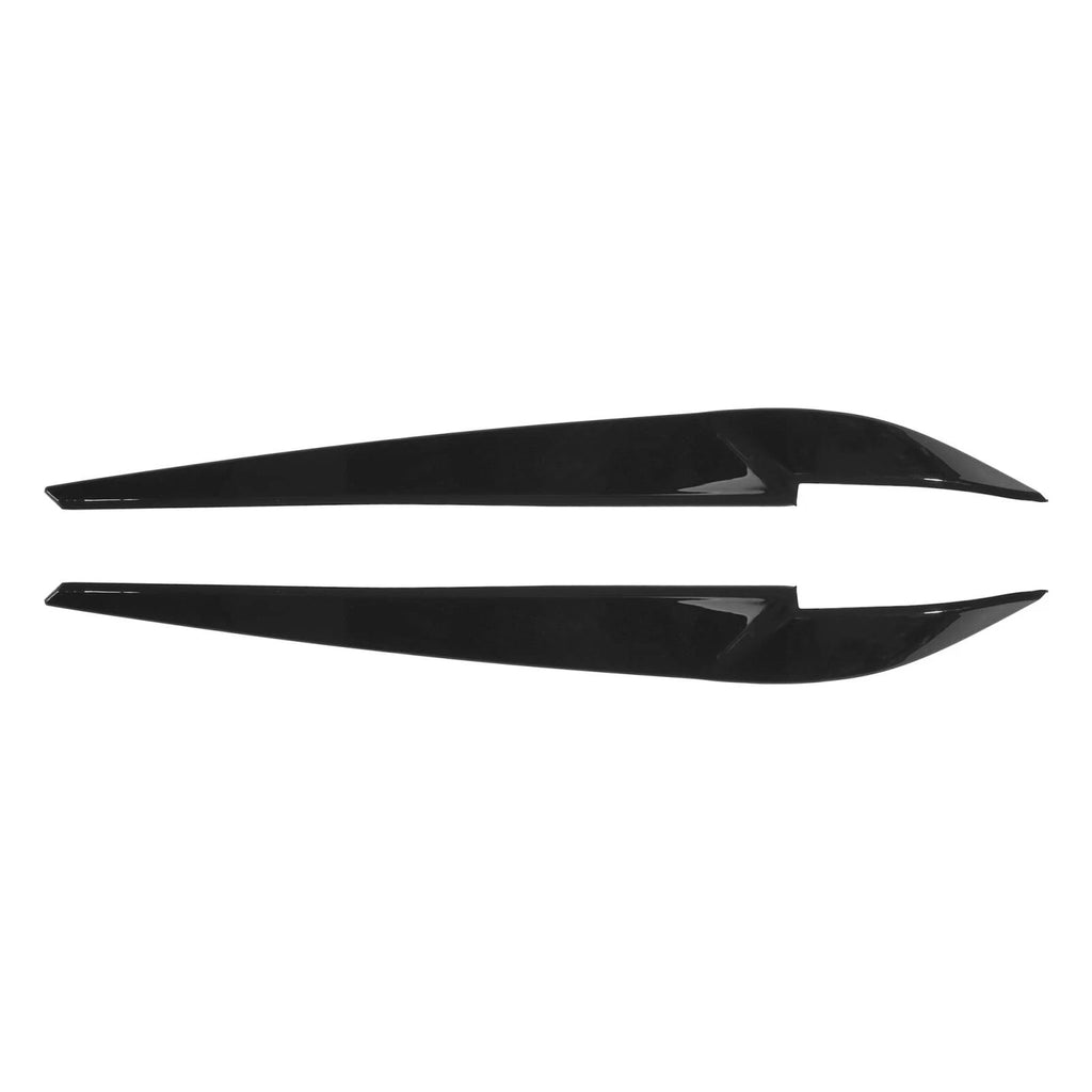 1 Pair Headlight Eye Lid Cover Sticker Black for BMW X5 X6 (2000–2023)