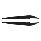 1 Pair Headlight Eye Lid Cover Sticker Black for BMW X5 X6 (2000–2023)