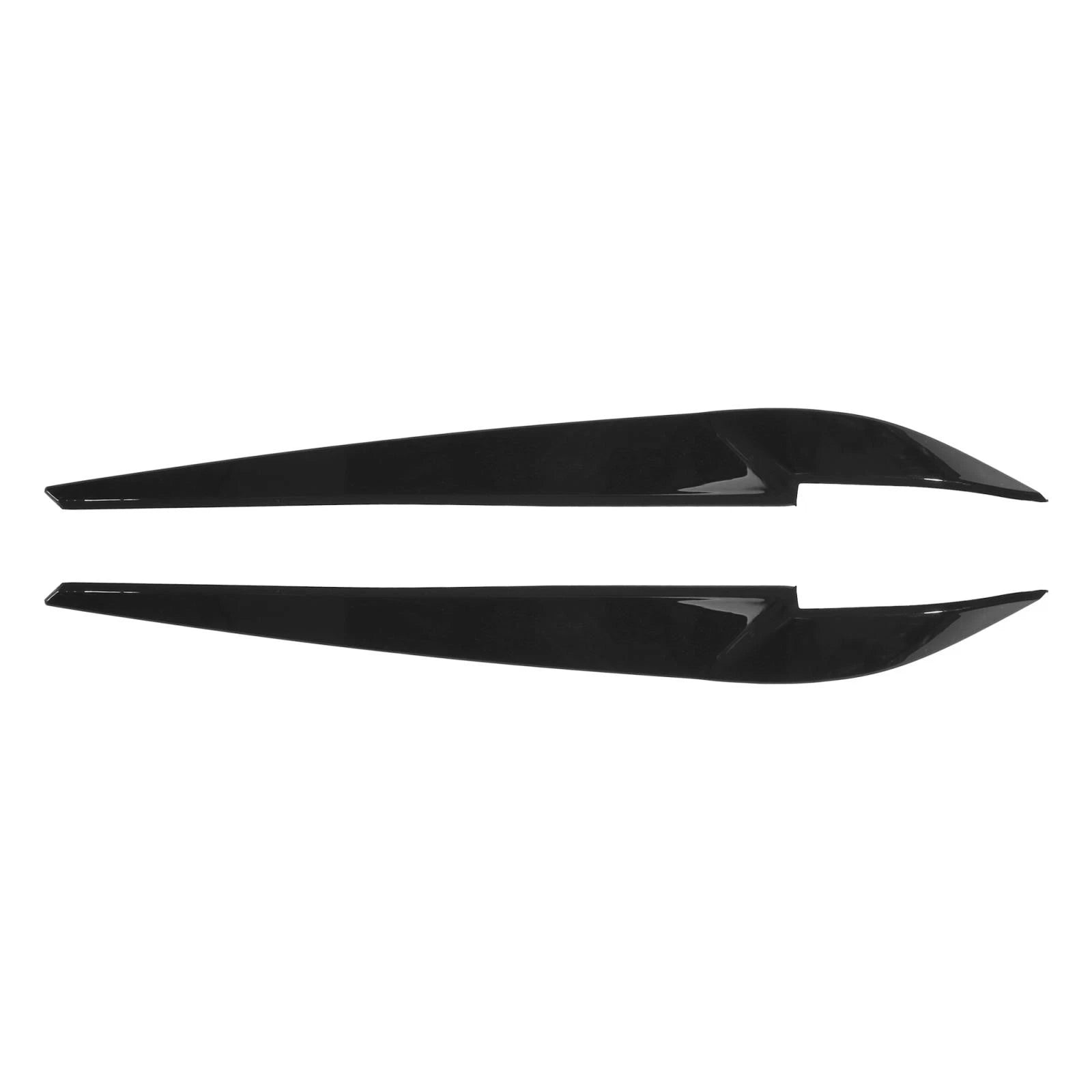 1 Pair Headlight Eye Lid Cover Sticker Black for BMW X5 X6 (2000–2023)