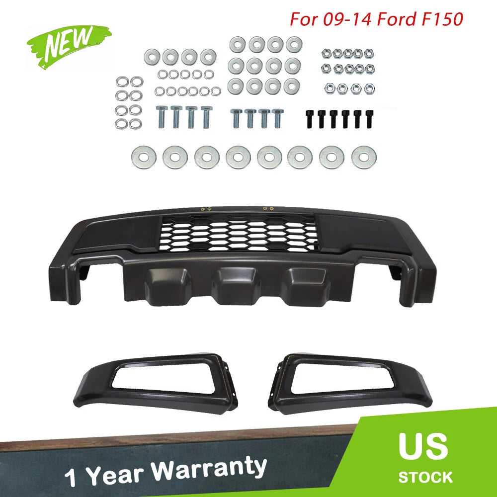 Modified Gray Steel Front Bumper for F150 Raptor Style (2015–2017)