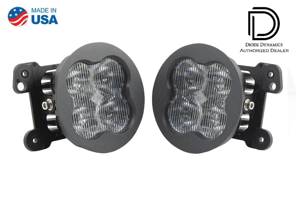 LED Fog Light Kit White SAE Sport for Jeep Wrangler (2018–2024)