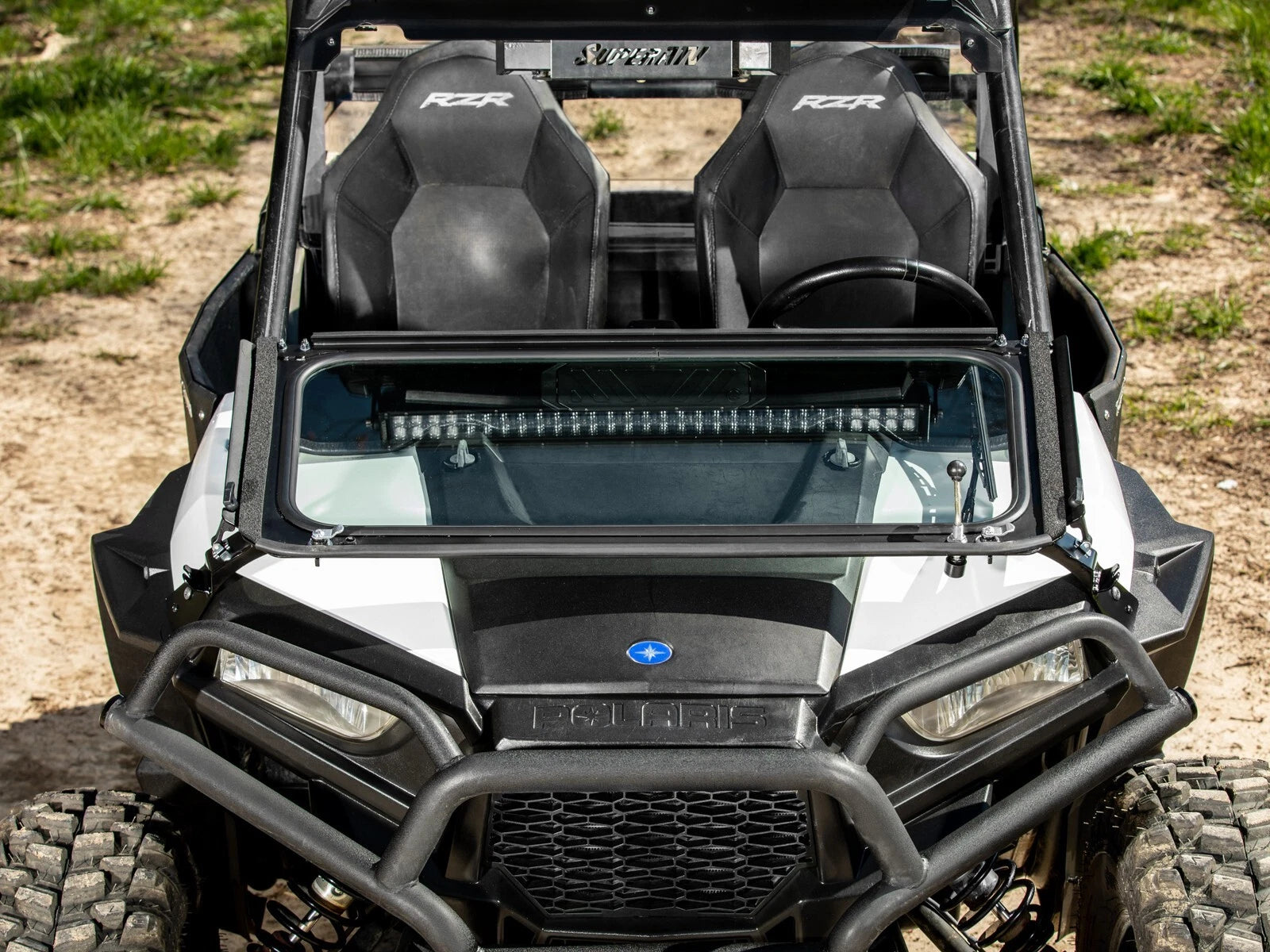 Flip Down Glass Windshield for Polaris RZR 900 (2015–2021)