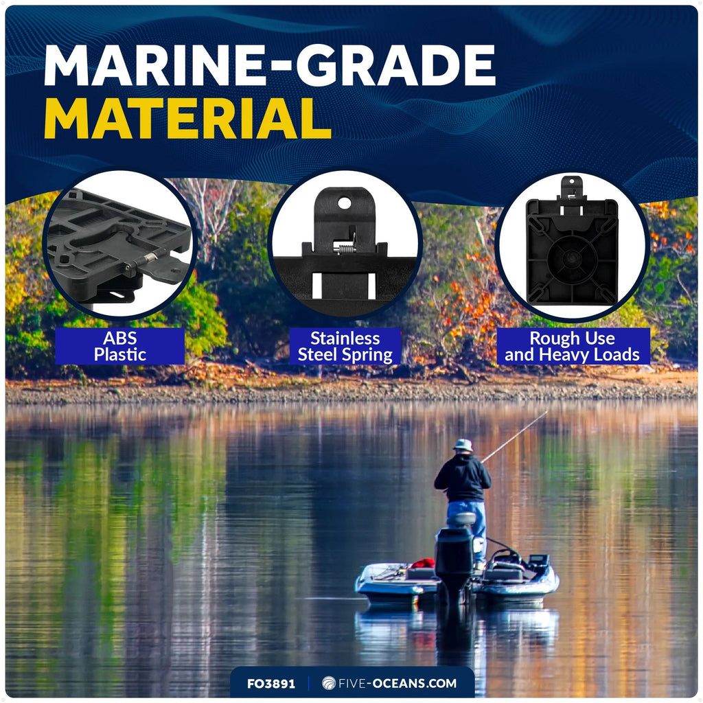 Quick-Release Seat Swivel Mount Bracket for Marine Boats (FO3891)