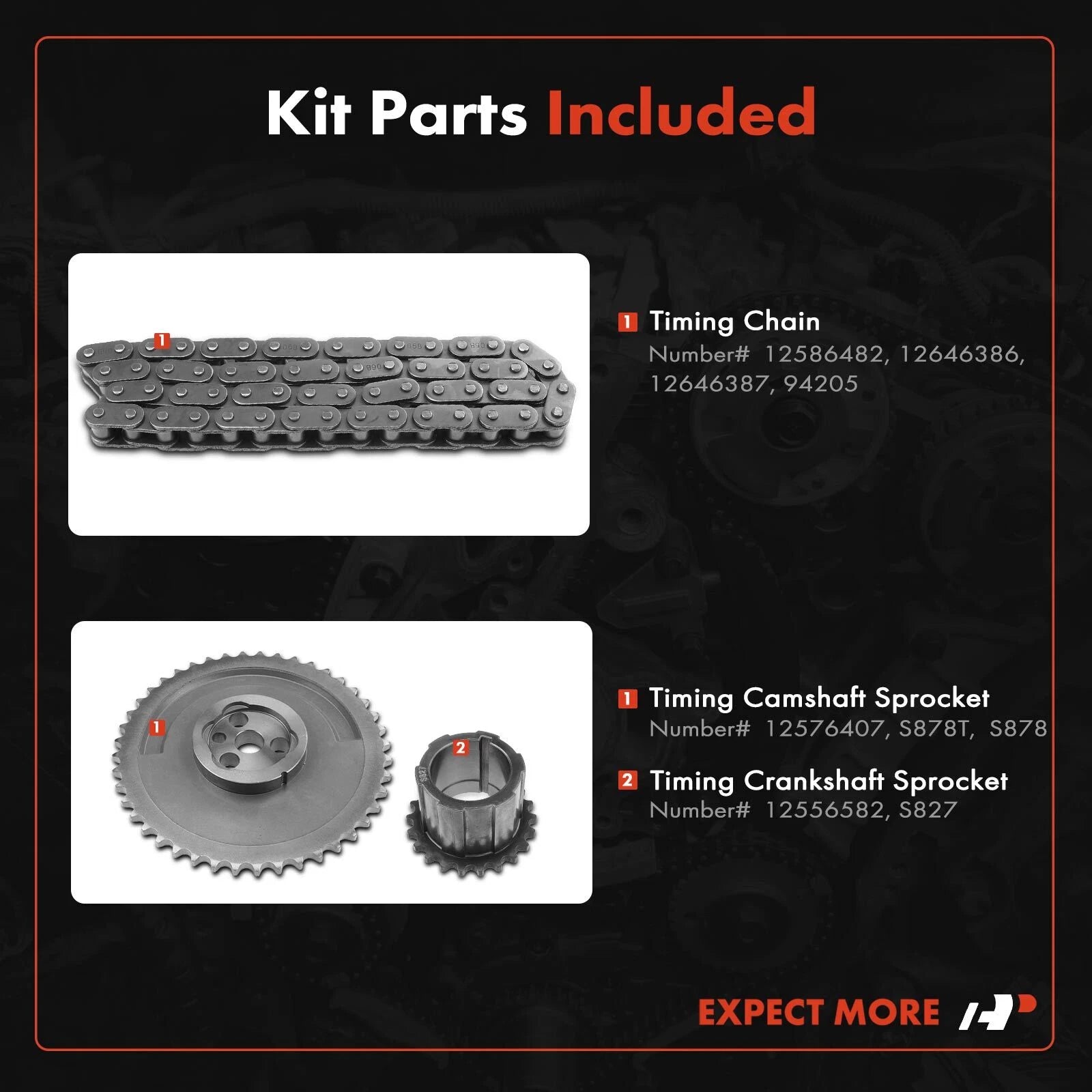 3x Timing Chain Kit for Chevy Silverado 1500 (2010-2014)