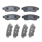 Hella Rear Low-Metallic Brake Pads for Buick Cadillac Chevy GMC Saturn