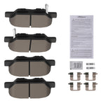 Set of 4 Rear Ceramic Brake Pads for Mazda 3 Sport (2014–2018) D1679