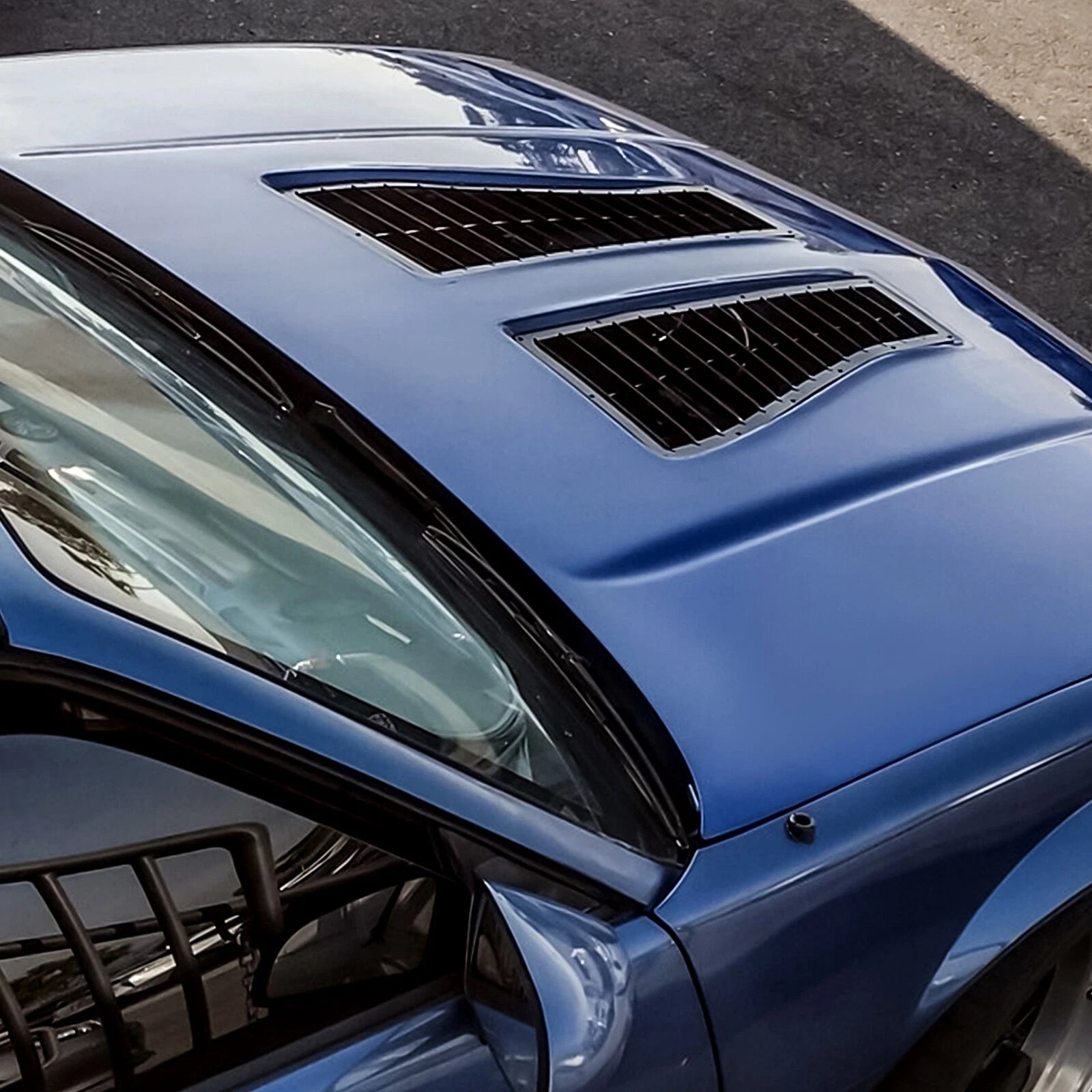 Steel Hood Louver Scoop Pair for Camaro Z28/IROC-Z (1985–1990)