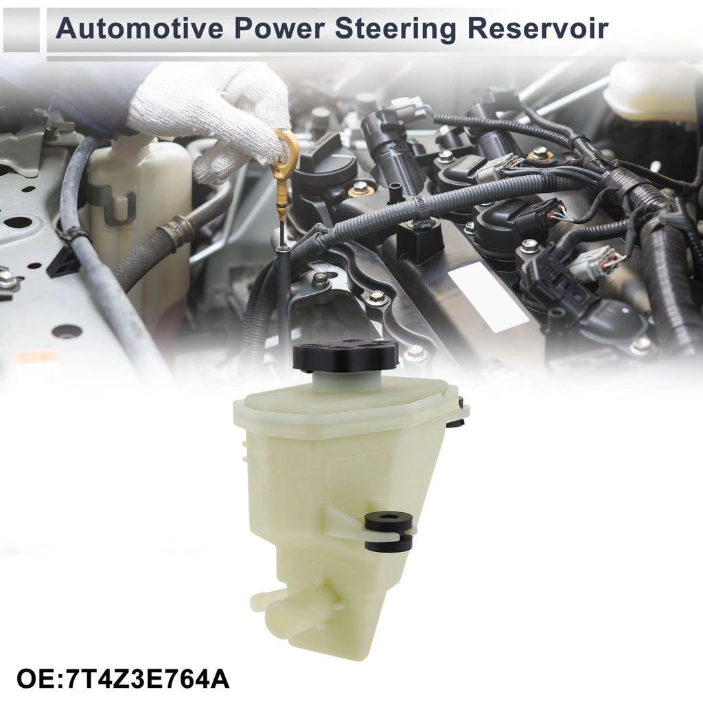 Power Steering Reservoir for Ford Edge (2007–2010) No. 7T4Z3E764A Beige