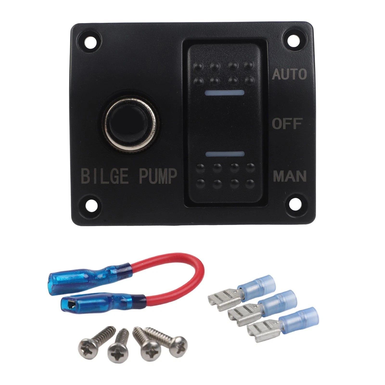 3 Way Bilge Pump Switch Panel for Portable Water Management