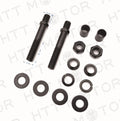 Tapered Teardrop Rearview Short Stem Mirrors for Harley Motorcycle