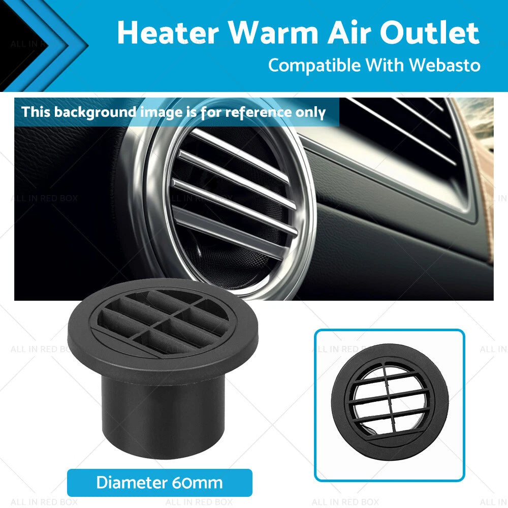 60mm Diesel Heater Ducting Warm Air Vent Outlet for Webasto