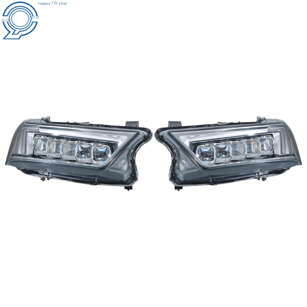 2X LED Headlights for Acura MDX (2017–2020) Chrome W/o Module