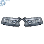 2X LED Headlights for Acura MDX (2017–2020) Chrome W/o Module