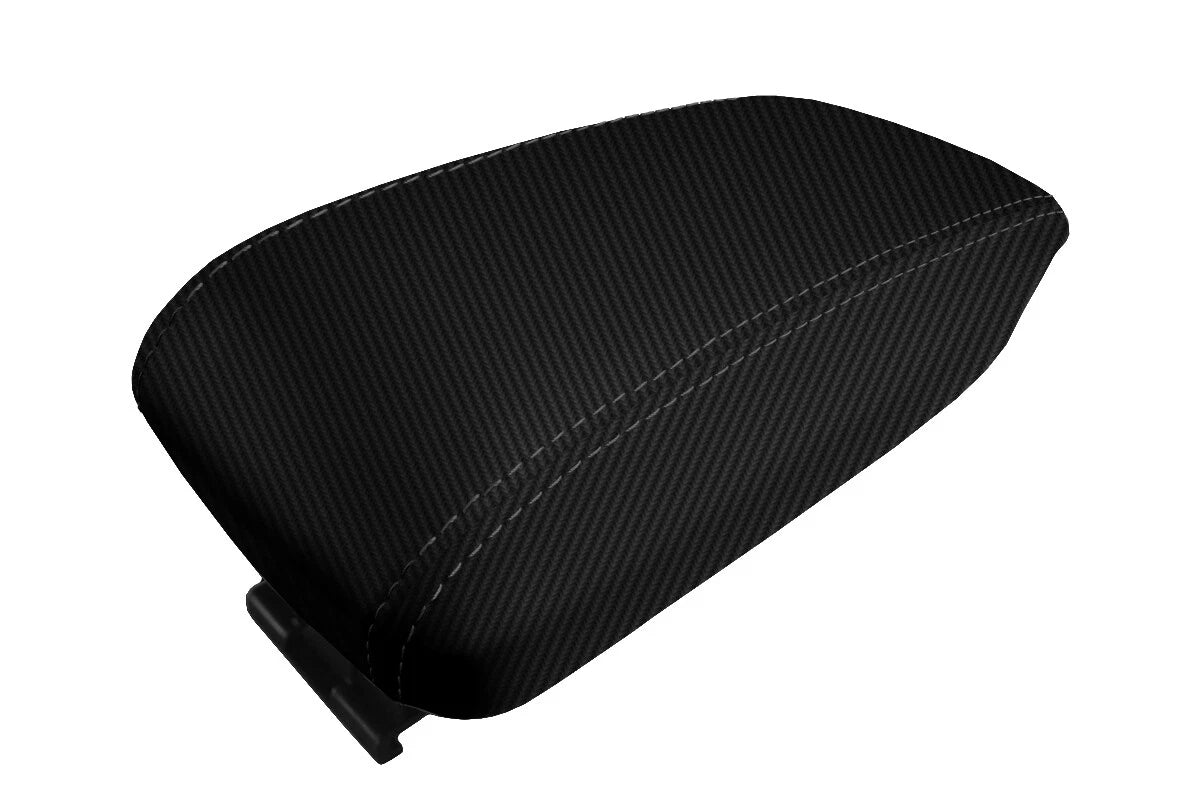 Carbon Fiber Console Lid Armrest Cover for Toyota Corolla (2014–2019)