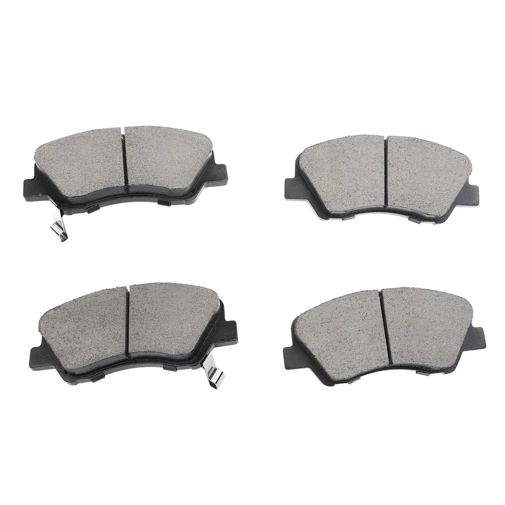 Set of 4 Disc Brake Rotors & Ceramic Pads for Hyundai Accent (2012–2017)