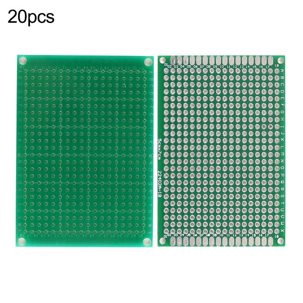 20 Pcs PCB Boards for Electronic Projects and Soldering