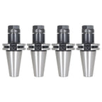 Set of 4 Collet Chucks for CAT40 (Gage Length 2.76")