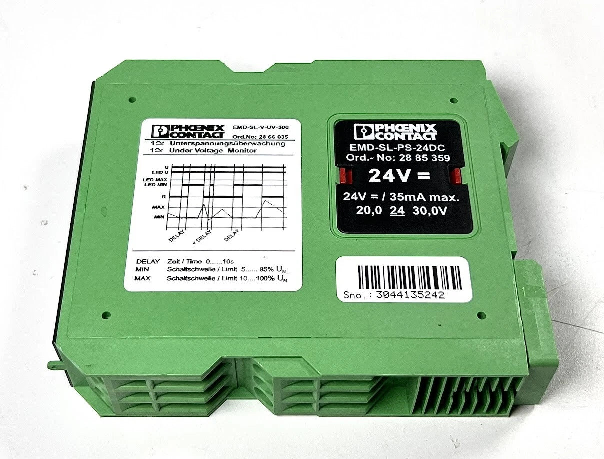 Monitoring Relay for Phoenix Contact EMD-SL-V-UV-300 (OEM)