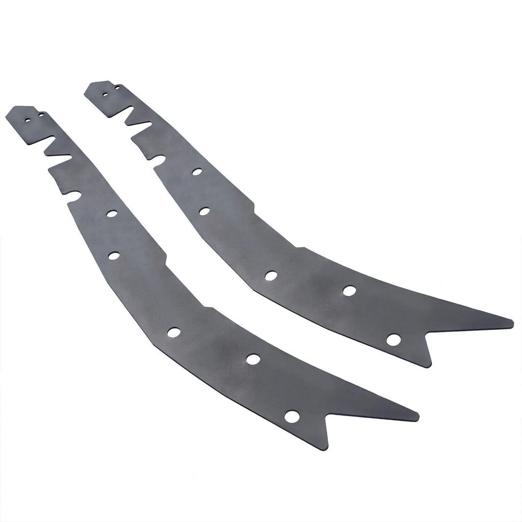 Pair Rear Frame Rust Repair Plate Chrome Steel for Toyota Tacoma (1995–2004)