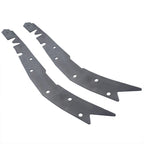 Pair Rear Frame Rust Repair Plate Chrome Steel for Toyota Tacoma (1995–2004)