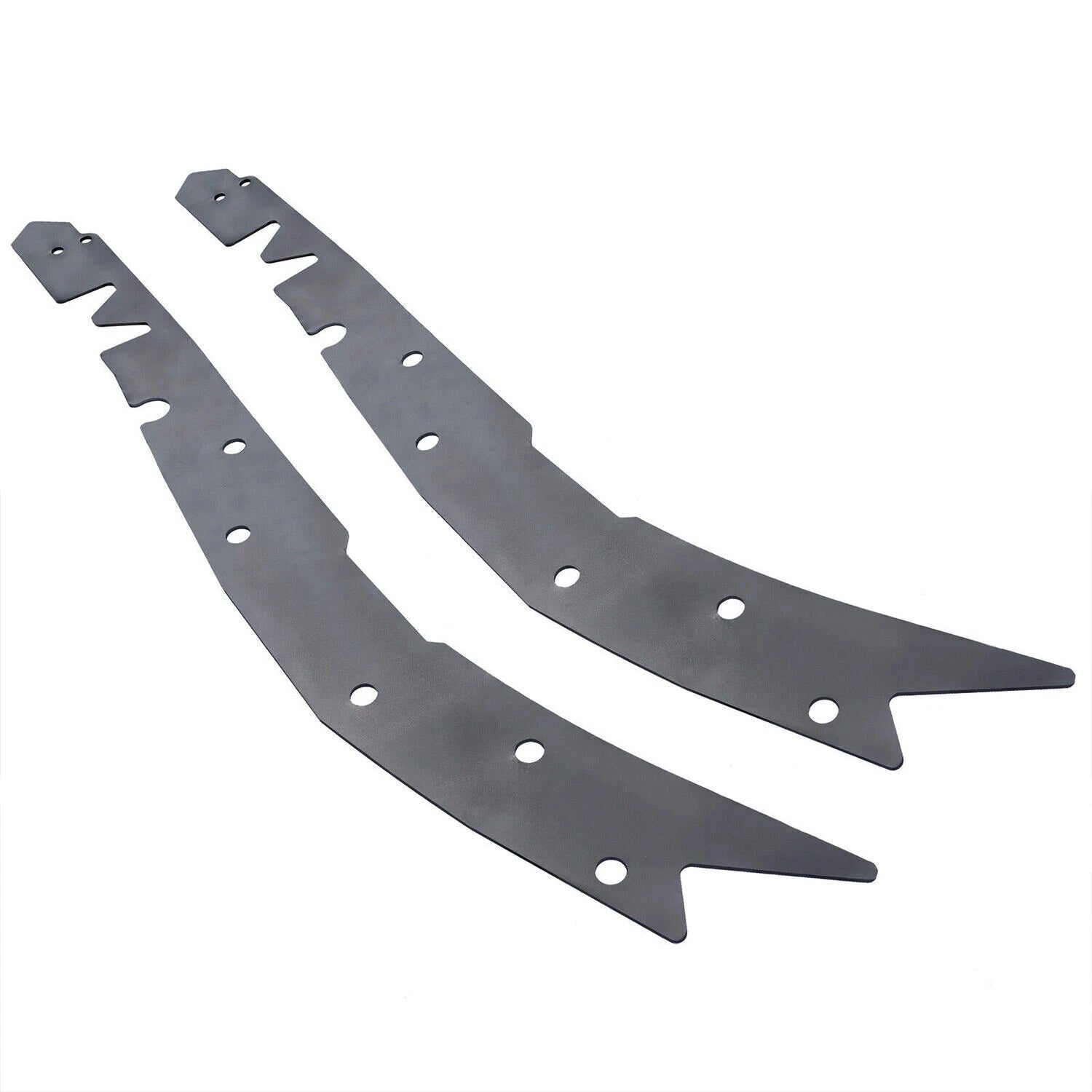Pair Rear Frame Rust Repair Plate Chrome Steel for Toyota Tacoma (1995–2004)