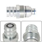 Female Flat Face Coupler for Bobcat 753, 863, S175, S650, T250 (2000–2023)