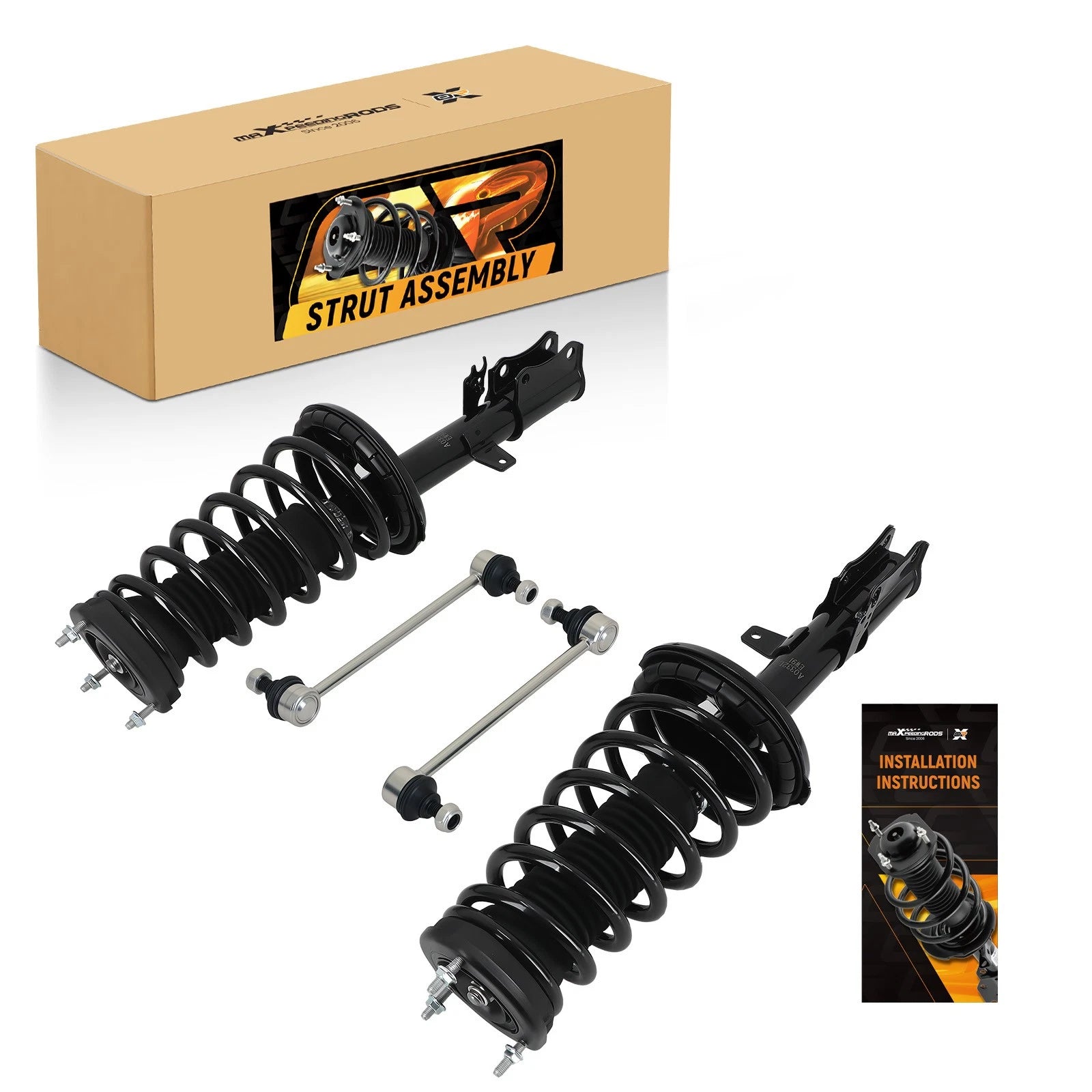 Rear Struts w/ Spring Sway Bars Link for Toyota Camry Solara (1997–2003)