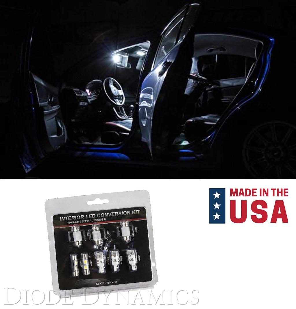 LED Interior Light Bulb Kit for Diode Dynamics 2015-2020 Subaru WRX STi