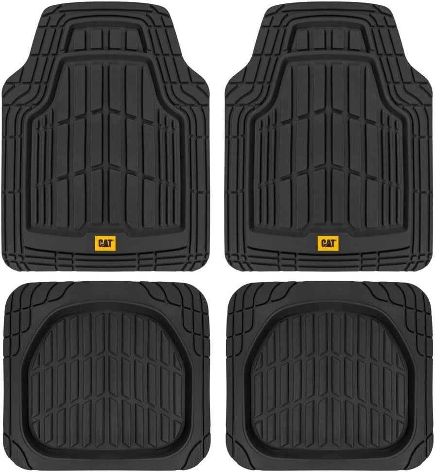 Set of 4 Rubber All Season Floor Mats for Cat ToughRide (2001)