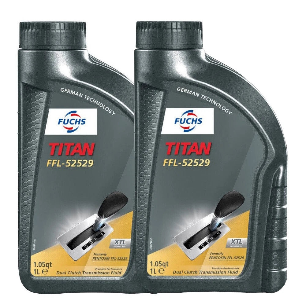 2X 1L Fuchs TITAN FFL-52529 Dual Clutch Transmission Fluid for