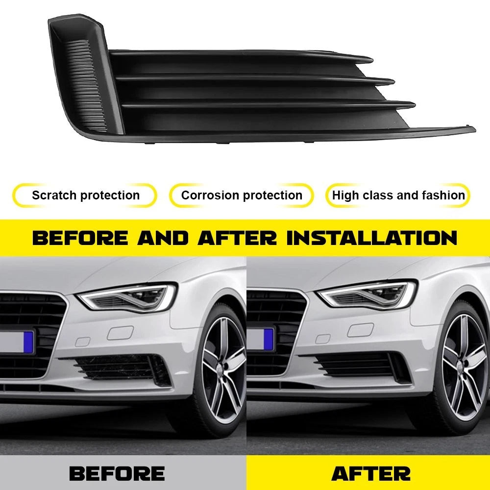 Left Fog Light Grille Cover for Audi A3 S3 (2013-2017)