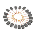 Set of 20 Carbon Brushes for Angle Grinder (5x10x15mm)